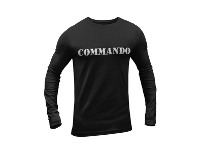 T-Shirt - Commando-Front-Full Sleeve