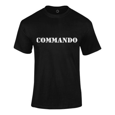 T-Shirt - Commando-Front-Half Sleeve