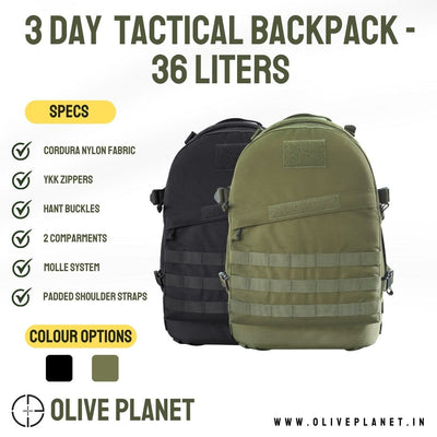 3 Day Tactical Backpack