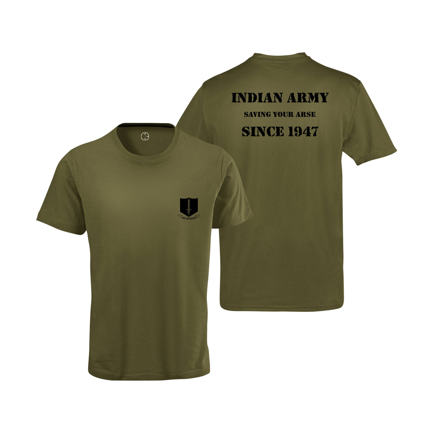 Infantry T-shirt - Indian Army Since 1947 (Men)