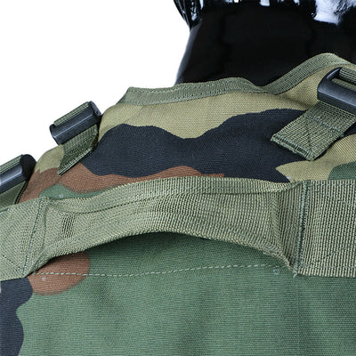 Tactical Vest With Plate Carrier and Ammunition Pouch